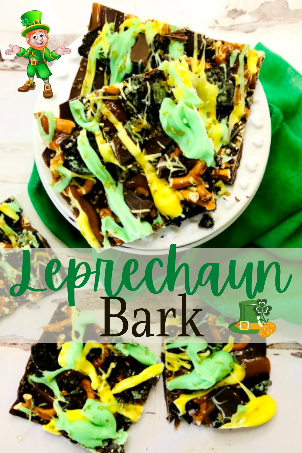 Leprechaun Bark Recipe For St. Patrick's Day