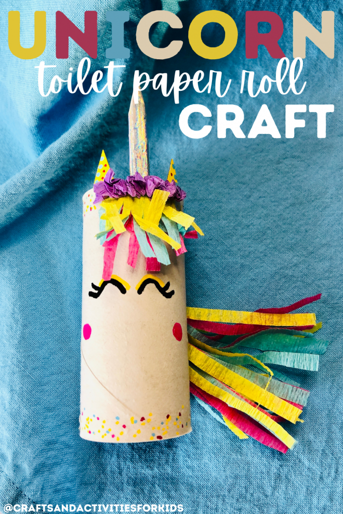 Unicorn Craft Made with Toilet Paper Rolls